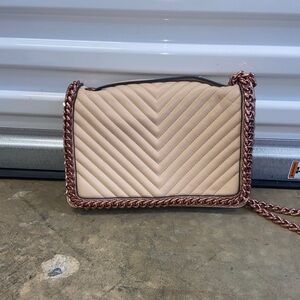 Aldo Crossbody Purse- Blush Pink